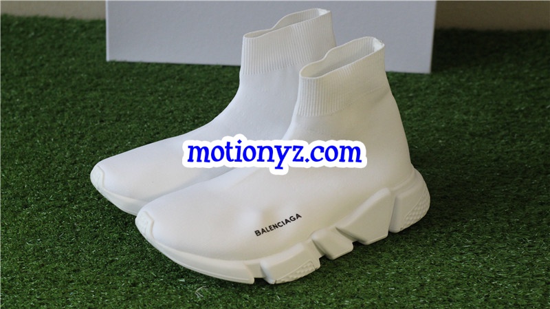 Balenciaga Speed Trainer Sock Race Runners White